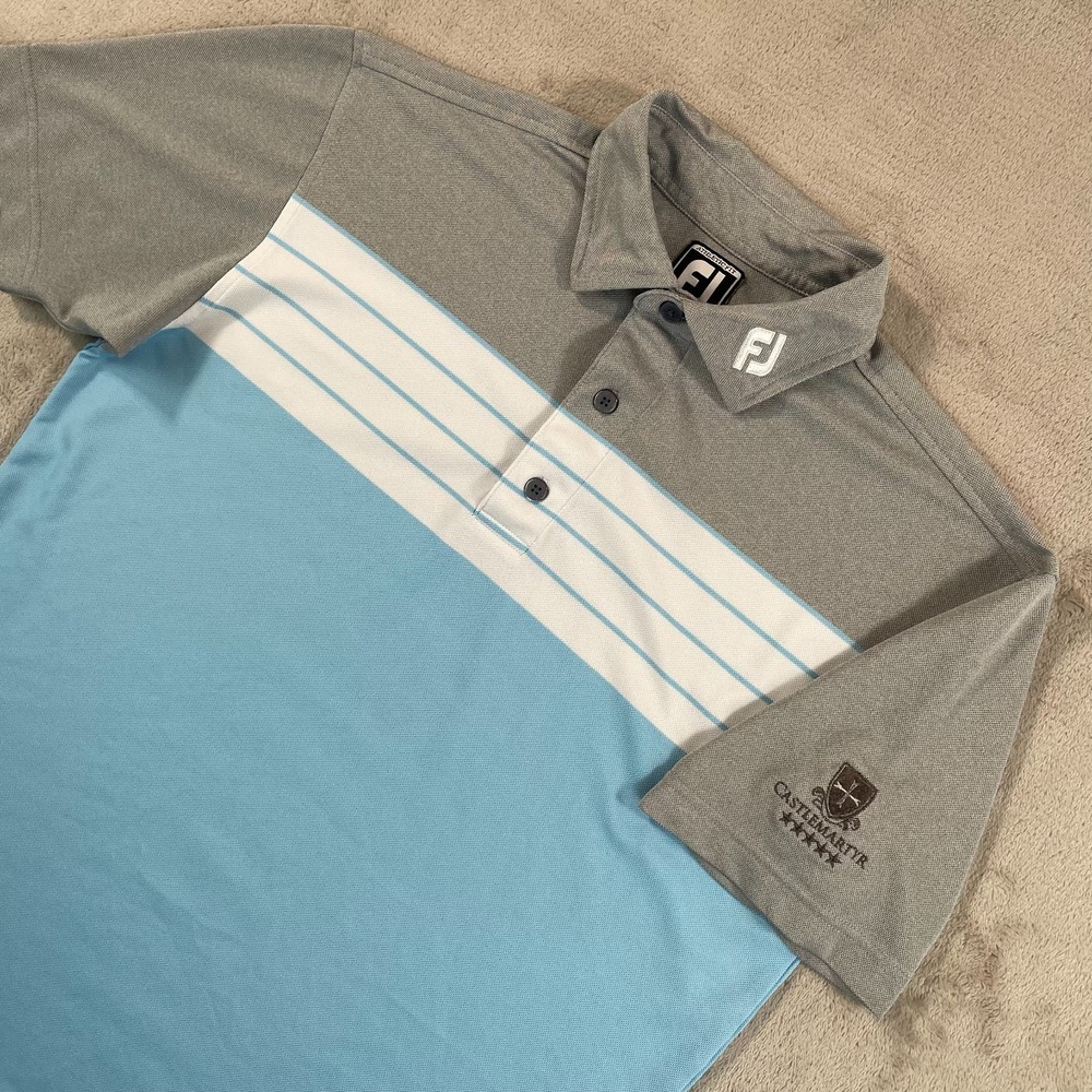 FootJoy x Castlemartyr Resort Golf Club Polo Shirt Men Medium Tour Logo NWOT